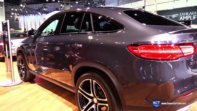 2016 Mercedes-Benz GLE-Class GLE 450 AMG Coupe - Exterior and Interior Walkaround -new LA Auto Show