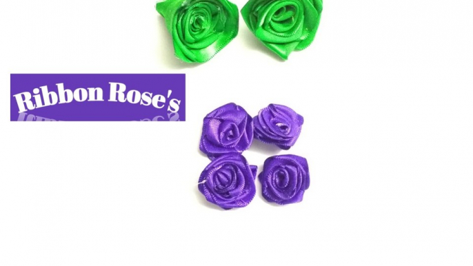 Easy Ribbon Roses