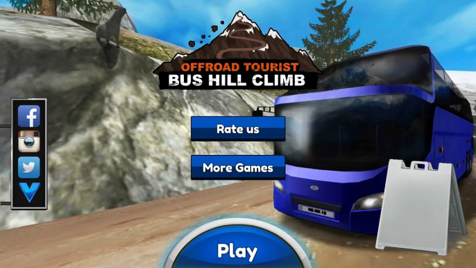 Offroad Tourist Bus Hill Climb - Android Gameplay HD