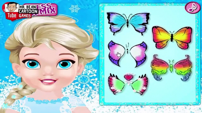 ᴴᴰ ღ Baby Elsa Butterfly Face Art ღ | Frozen Games For Kids | Baby Games (ST)