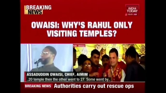 'Why's Rahul Gandhi Only Visiting Temples?', Questions AIMIM Chief Asaduddin Owaisi