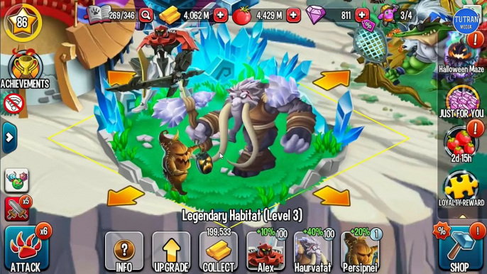 Monster Legends: Hayman level 1 to 100 - Combat PVP