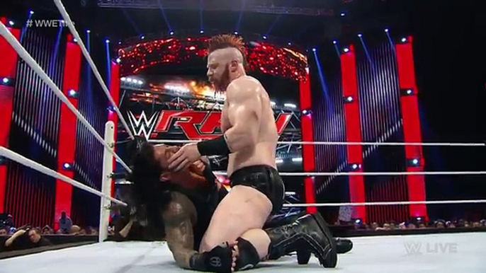 roman reigns vs shamus wwe championship match.