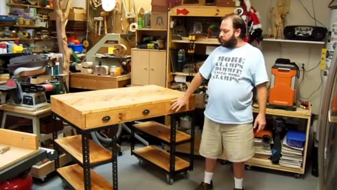 Rustic Stand-up Desk (upcycle): pt 1 of 2