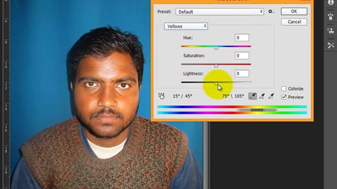 Learn Photoshop in hindi- 21 - Dark to Fair Face काले चेहरे को गोरा बनाए