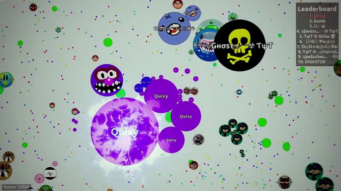 Agar.io - STAY AWAY FROM Quixy! (Destroying Teams Solo in Agario)