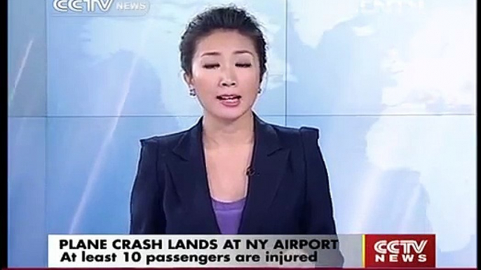 At least 10 passengers injured in NY plane crash