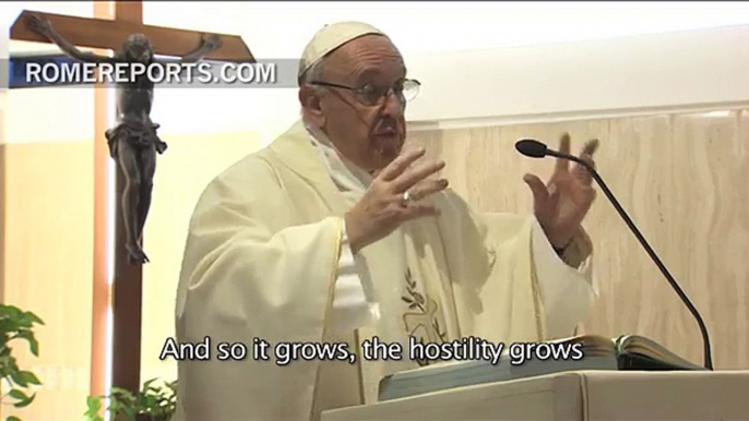Pope in Santa Marta: Jealousy and envy are not Christianlike, they destroy fraternity