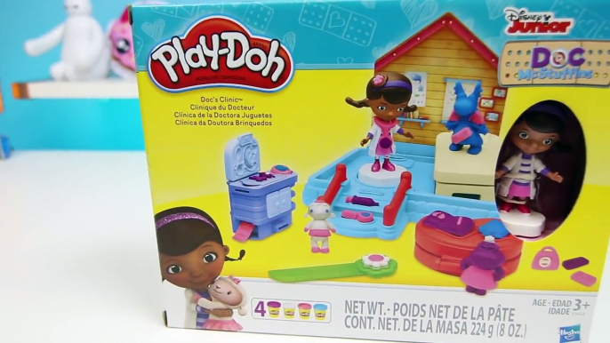 Play Doh Doc McStuffins Docs Clinic Playset Disney Jr Doc McStuffins Lambie Stuffy & Hallie!