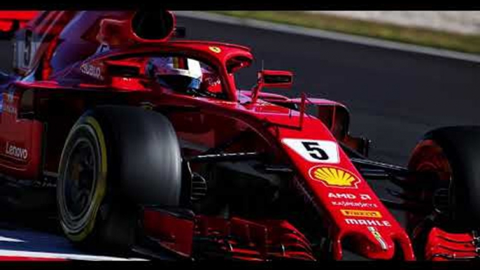 F1 Testing Barcelona 2 Highlights Vettel On Top For Ferrari As McLaren Stutter