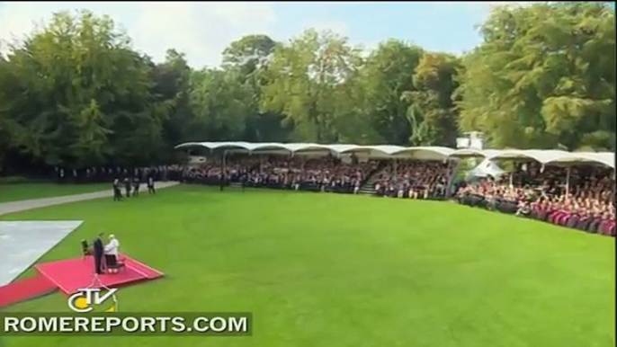 Pope's speech to German president: People can only be free, if they work toward the common good