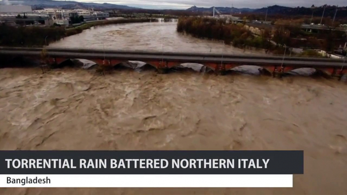 Heavy rains cause floods in Italy