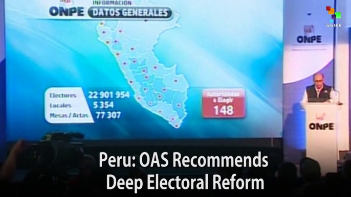 Peru: OAS Recommends Deep Electoral Reform