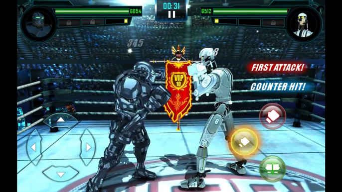 Real Steel WRB ZEUS (CHAMPION) VS WRB II ROBOTS Series of fights NEW ROBOT (Живая Сталь)