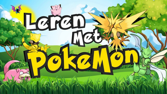 Leer tellen, getallen, kleuren en fruit met Pokemon! | Leren voor peuters kleuter en kinderen