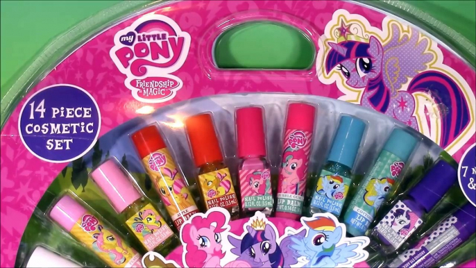 My Little Pony Password Diary! Magic Glow Pen! MLP Comsetic Set! LIP BALM Nail Polish! FUN