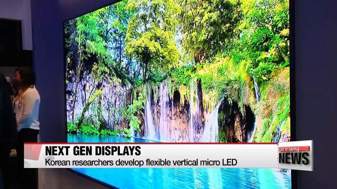 Korean researchers develop flexible vertical micro LED