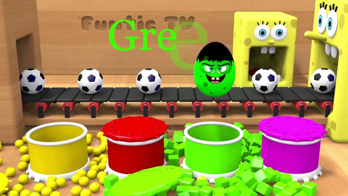 Colors Learn Machine - Creative Learning to Colors Eggs Surprise and Balls Colors Learn for Children