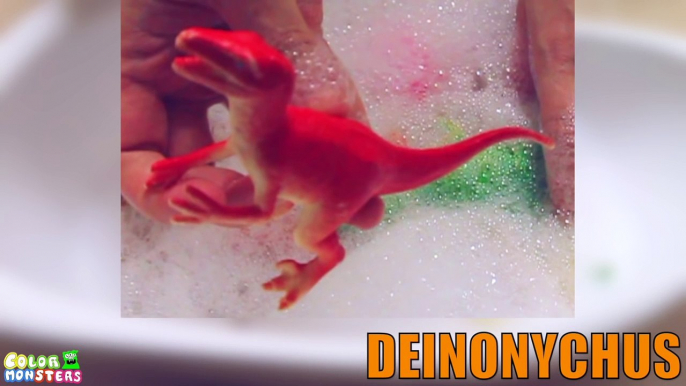 Learn Dinosaurs Name Sounds Dinosaurs - Learn Names Of Dinosaurs - Dinosaur Bath Time