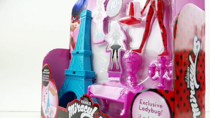 NEW Miraculous Ladybug Eiffel Tower Action Set and Playset Toy Review | Evies Toy House