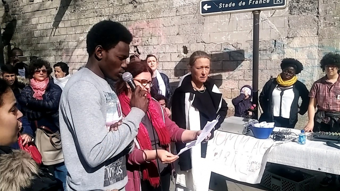 Hommage Karim I., réfugié Soudanais de 30 ans mort Porte de la Chapelle jeudi 8 mars 2018 (1)