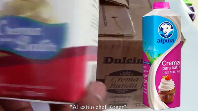 El truco definitivo, COMO HACER CHANTILLY o Whipped Cream, como utilizar manga y duya #438