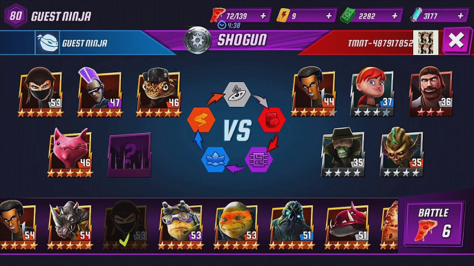 TMNT Legends PVP #66 KARAI, MONDO GECKO, ZECK, ICE CREAM KITTY