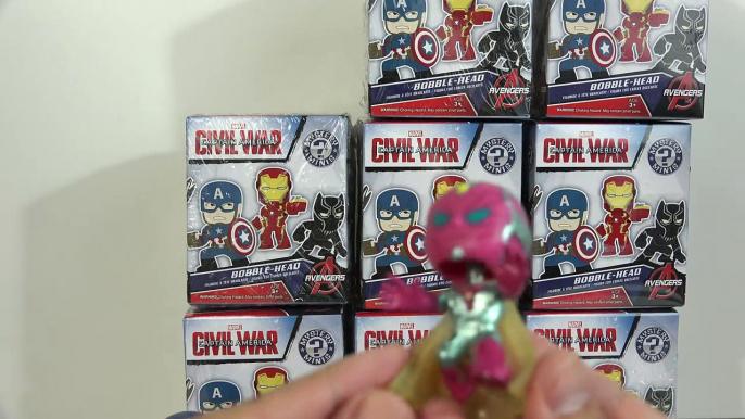 CAPTAIN AMERICA: Civil War - Funko Mystery Minis (12 Blind Boxes) - 4K