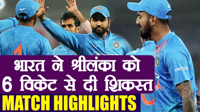 India vs Sri Lanka 3rd T20I: India wins match by 6 wickets, Manish Pandey slams 42 runs | वनइंडिया