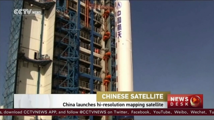 China launches high-resolution mapping satellite