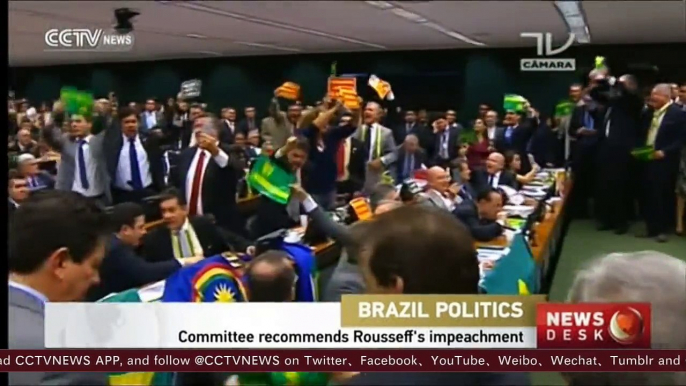 Brazil congressional committee recommends impeaching Rousseff