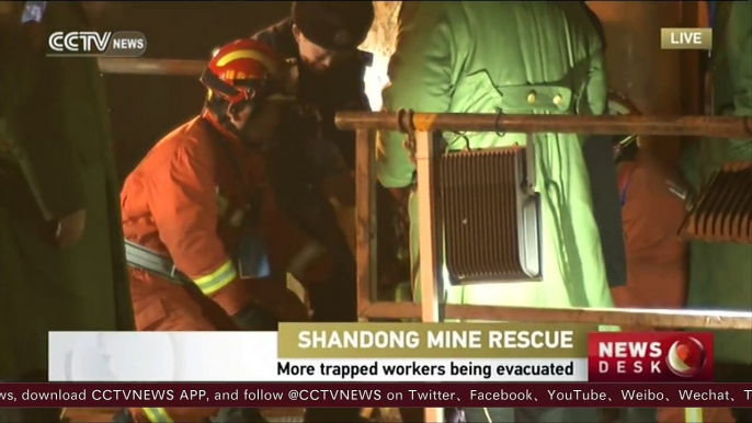 All four trapped miners freed from the tunnel after 36 days trapped under a gypsum mine