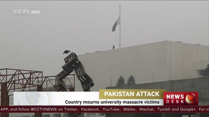 Pakistan mourns university massacre victims