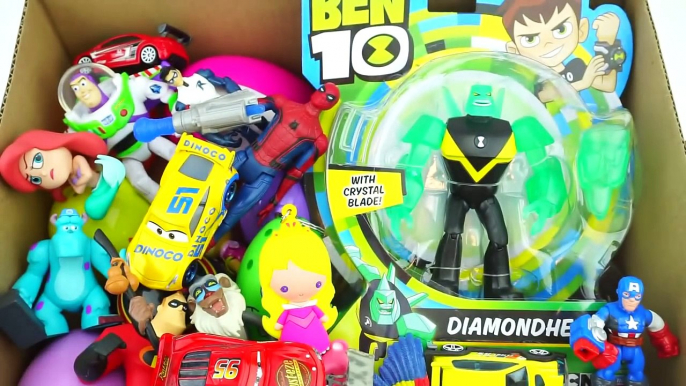 Box Full of Toys | Ben 10 Figure Disney Cars Figures Vehicles toys Cars Disney Action Figures 2