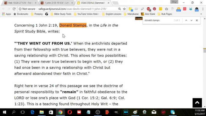 Does 1 John 2:19 Teach Once Saved Always Saved?