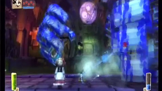 Epic Mickey 1st Boss - Torre del Rellotge - Clock Tower - Torre del Reloj - Paint Way