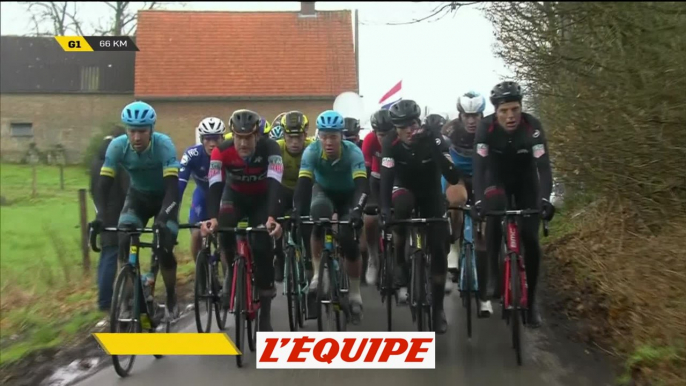 La chute de Van Aert en vidéo - Cyclisme - A travers la Flandre