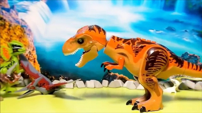 10 Lego Dinosaurs Jurassic World Toys - Indominus Rex, T-Rex, Raptors, Triceratops, Dilophosaurus