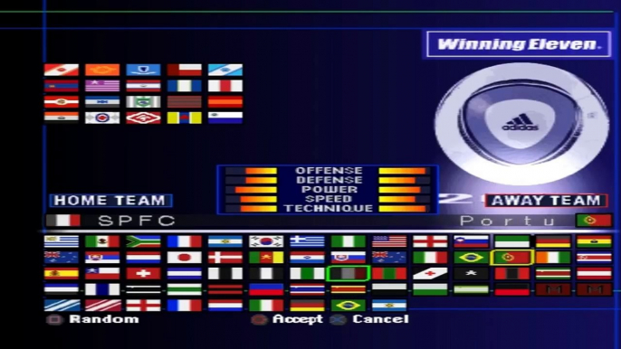 Winning Eleven new - Brasileirão (We2002) on pSX v1.13 - Playstation (PSOne) Emulator