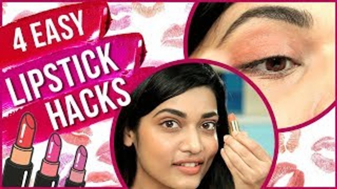 Lipstick HACKS EVERY Girl Should Know | Lipstick Hacks | Hacks Video | Beauty Video