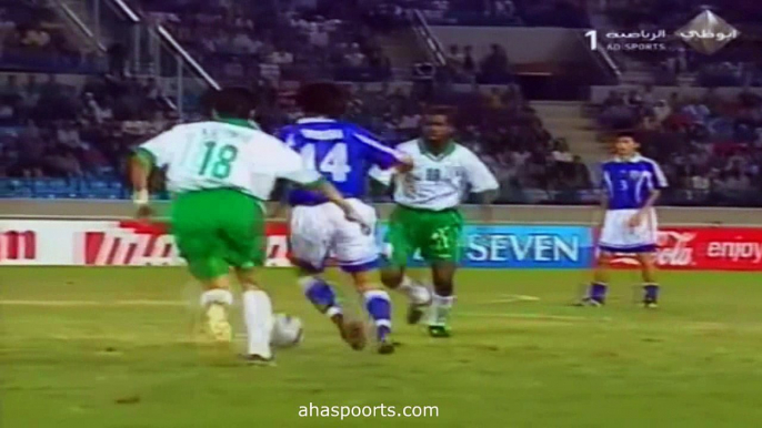 الشوط الاول مباراة اليابان و السعودية 1-0 نهائي كاس اسيا 2000