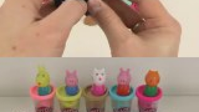 Play Doh Glitter Kinder Surprise Eggs Toys Learn Numbers From 6 To 10 Peppa Pig Lala Do Play Doh