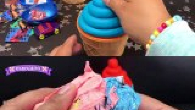 Helados de Plastilina Play Doh Sorpresa minions Fashems MLP Dory Huevos Sorpresa Juguetes Español