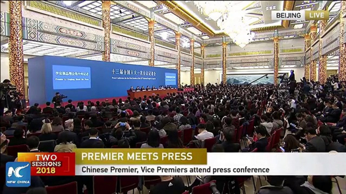 LIVE: Chinese Premier Li Keqiang meets the press in Beijing after the conclusion of the annual national legislative session. #TwoSessions #NPC (Courtesy of CGTN