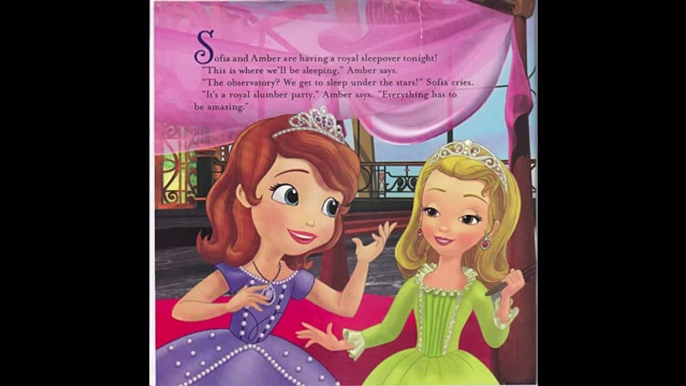 Disney Sofia The First The Royal Slumber Party Storytime Book Reading