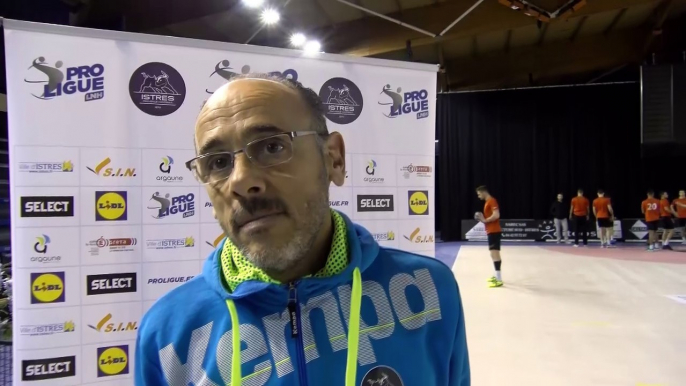 Gilles Derot coach d'Istres Provence Handball