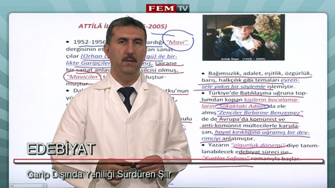 ygs lys edebiyat Cumhuriyet Donemi Turk Edebiyati - Garip Disindaki Siirler - 1