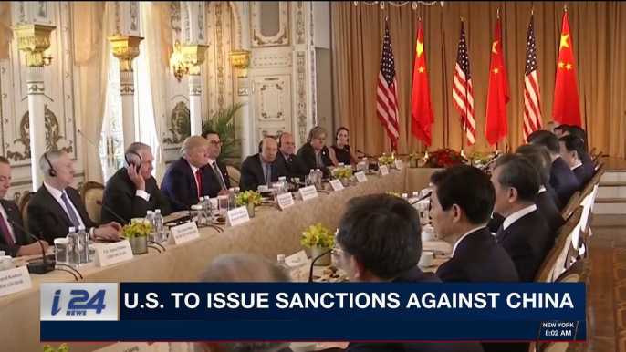 i24NEWS DESK | U.S. to issue sanctions against China | Thursday, March 22nd 2018