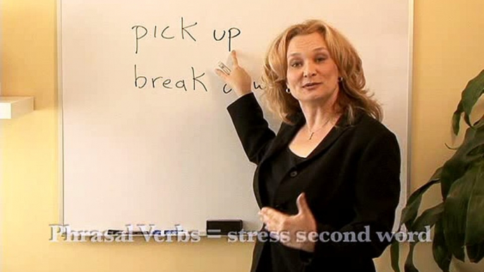 The American Accent Course - 50 Rules You Must Know 11 - Rule 10 - Rules for Stressing Phrasal Verbs