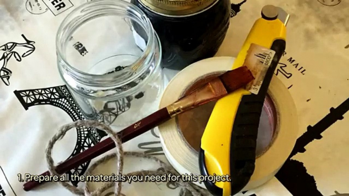 How To Create A Romantic Mason Jar Lantern - DIY Crafts Tutorial - Guidecentral
